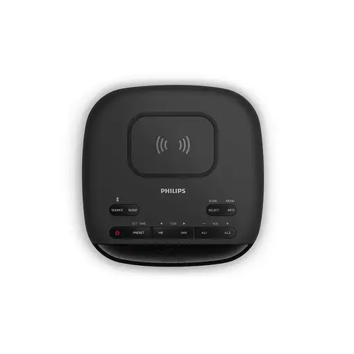 Philips TAR7705/10 radio Reloj Analógico y digital Negro