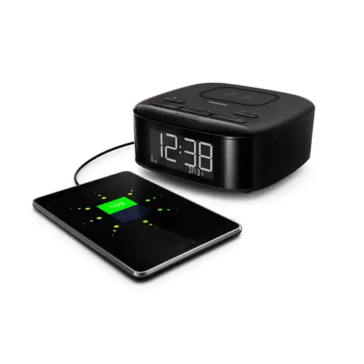 Philips TAR7705/10 radio Reloj Analógico y digital Negro