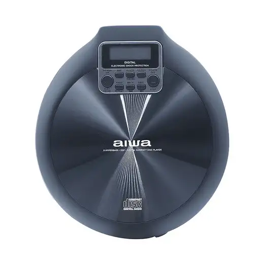 Aiwa PCD-810BK Reproductor de CD portátil Negro