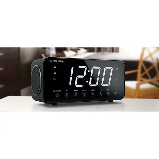 Muse M-192 CR Reloj Digital Negro