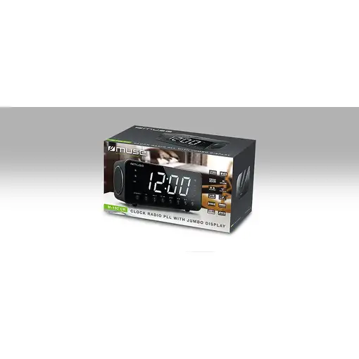 Muse M-192 CR Reloj Digital Negro
