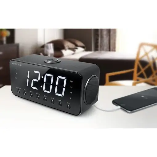 Muse M-192 CR Reloj Digital Negro