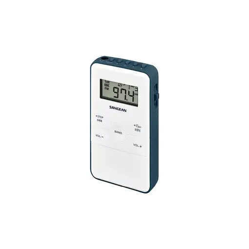 Sangean DT-140 Portátil Digital Azul, Blanco