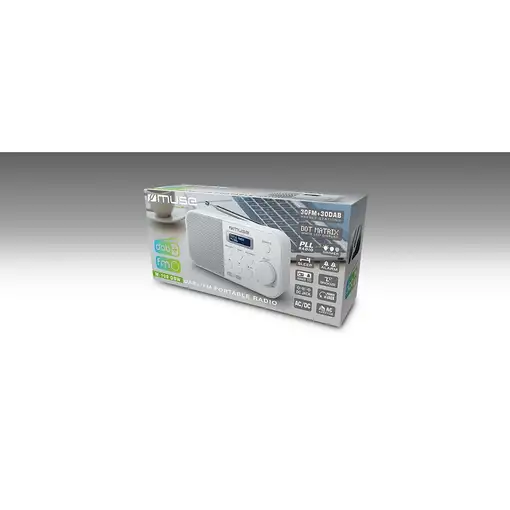 Muse M-109 DBW radio Portátil Blanco