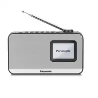 Panasonic RF-D15 Portátil Digital Negro, Plata