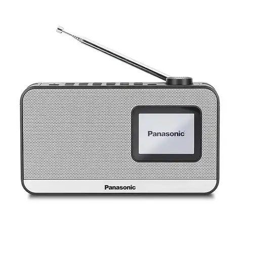 Panasonic RF-D15 Portátil Digital Negro, Plata