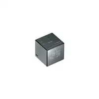 Sony XDRC1DBP radio Reloj Negro, Plata