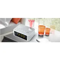 Muse M-178 PW Reloj Digital Plata, Blanco
