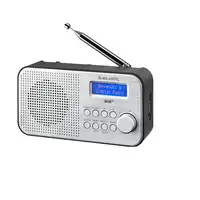 New Majestic RT-194 DAB Portátil Digital Negro, Plata