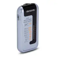 Aiwa R-22SL radio Portátil Analógica Plata