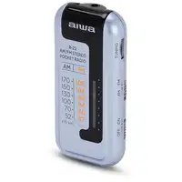 Aiwa R-22SL radio Portátil Analógica Plata