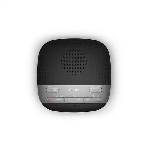 Philips TAR3505/12 radio Reloj Digital Negro, Gris