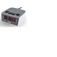 ELBE CR-932 radio Reloj Negro, Blanco