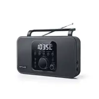 Muse M-091 R Portátil Digital Negro