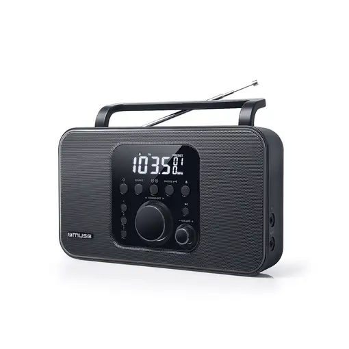 Muse M-091 R Portátil Digital Negro
