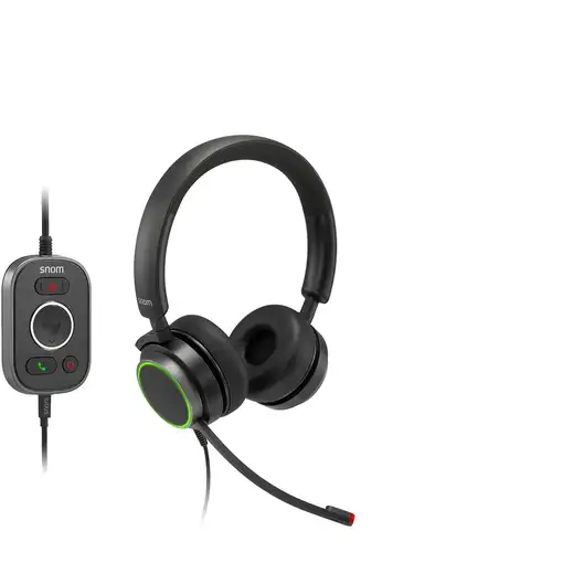 Snom A330D Auriculares Alámbrico Diadema Oficina/Centro de llamadas USB tipo A Neg