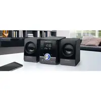 Muse M-38 BT Microcadena de música para uso doméstico 10 W Negro