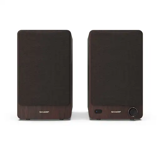Sharp BOOKSHELF SPEAKERS De 2 vías Marrón Inalámbrico y alámbrico 60 W