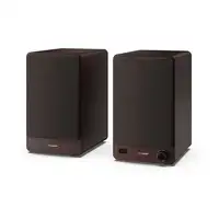 Sharp BOOKSHELF SPEAKERS De 2 vías Marrón Inalámbrico y alámbrico 60 W