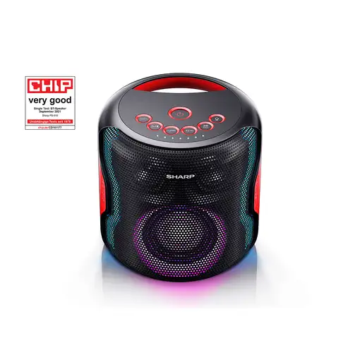 Sharp PS-919 Sistema de altavoz portátil 2.1 Negro 130 W