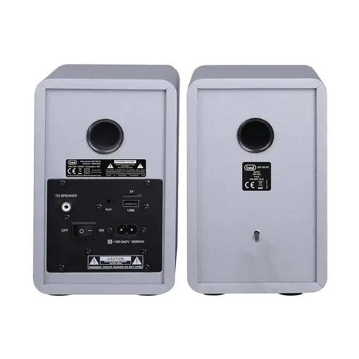 Trevi AVX 565 BT conjunto de altavoces 50 W Universal Negro, Plata 2.0 canales De