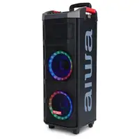 Aiwa Ktbus-608 De 2 vías Negro Inalámbrico y alámbrico 80 W