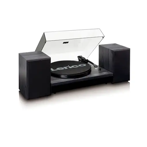 Lenco LS-300 Tocadiscos de tracción por correa Negro Automático
