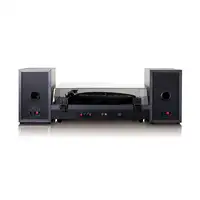 Lenco LS-300 Tocadiscos de tracción por correa Negro Automático