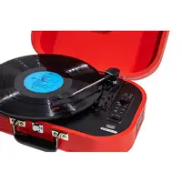 Trevi TT 1020 BT Tocadiscos de tracción directa Rojo Semiautomático