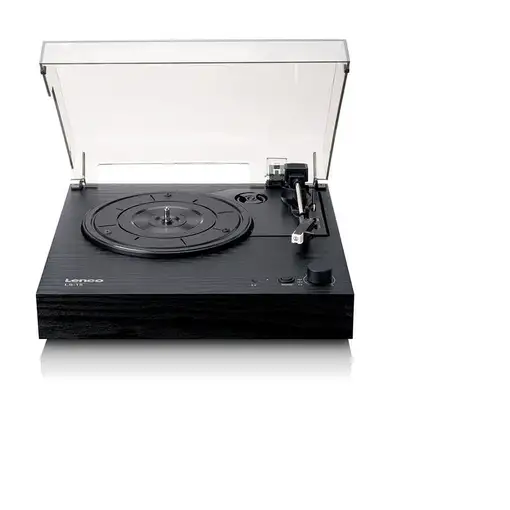 Lenco LS-15BK tocadisco Tocadiscos de tracción por correa Negro