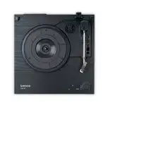 Lenco LS-15BK tocadisco Tocadiscos de tracción por correa Negro