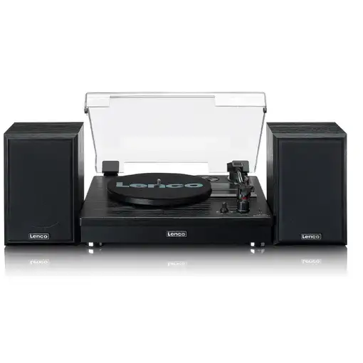 Lenco LS-101BK tocadisco Tocadiscos de tracción por correa Negro