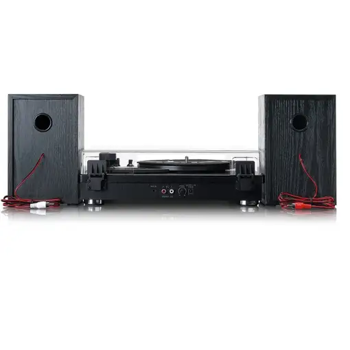 Lenco LS-101BK tocadisco Tocadiscos de tracción por correa Negro