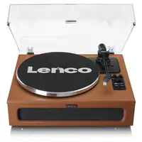 Lenco LS-430BN tocadisco Tocadiscos de tracción por correa Marrón Manual