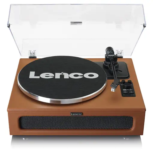 Lenco LS-430BN tocadisco Tocadiscos de tracción por correa Marrón Manual