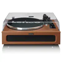 Lenco LS-430BN tocadisco Tocadiscos de tracción por correa Marrón Manual