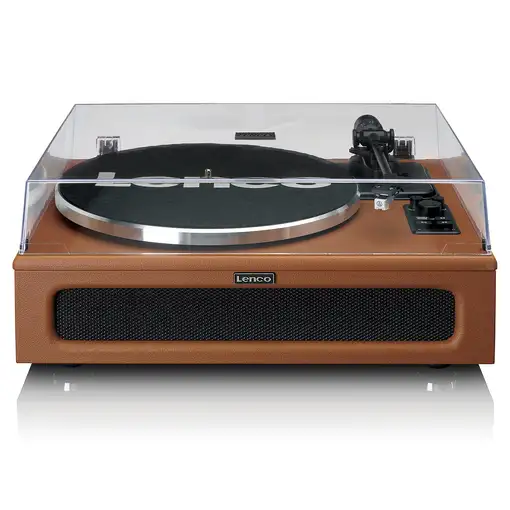 Lenco LS-430BN tocadisco Tocadiscos de tracción por correa Marrón Manual