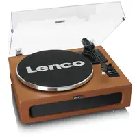 Lenco LS-430BN tocadisco Tocadiscos de tracción por correa Marrón Manual