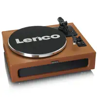 Lenco LS-430BN tocadisco Tocadiscos de tracción por correa Marrón Manual