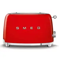 Smeg TSF01RDEU tostadora 6 2 rebanada(s) 950 W Rojo