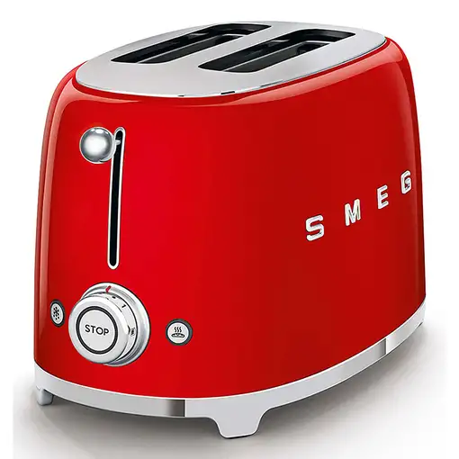 Smeg TSF01RDEU tostadora 6 2 rebanada(s) 950 W Rojo