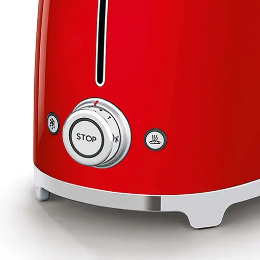 Smeg TSF01RDEU tostadora 6 2 rebanada(s) 950 W Rojo