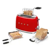 Smeg TSF01RDEU tostadora 6 2 rebanada(s) 950 W Rojo