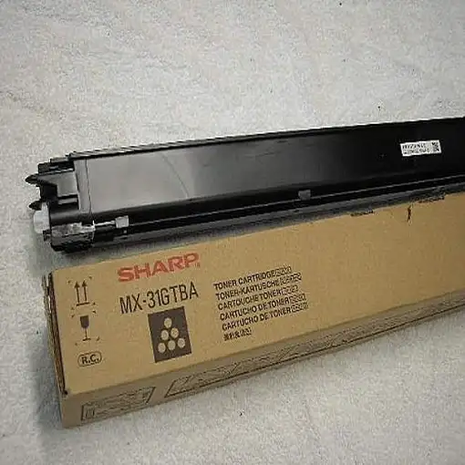 Sharp MX-31GTBA cartucho de tóner 1 pieza(s) Original Negro