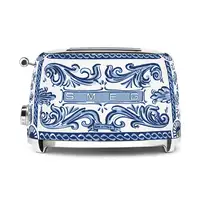 Smeg TSF01DGBEU tostadora 2 rebanada(s) 950 W Azul, Blanco