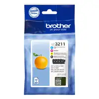 Brother LC3211VALDR cartucho de tinta 4 pieza(s) Original Negro, Cian, Magenta, Am