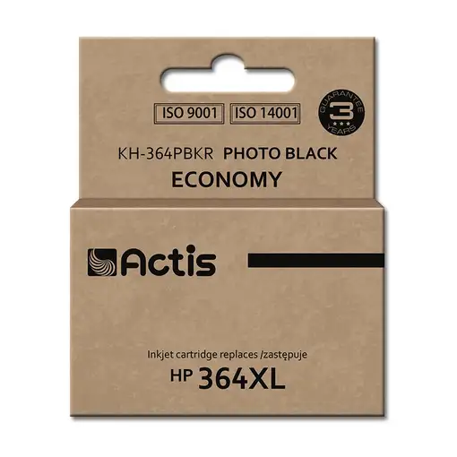 Actis Tinta KH-364PBKR (sustitución de la HP 364XL CB322EE; Estándar; 12 ml; negro
