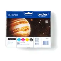 Brother LC1240VALBP cartucho de tinta 4 pieza(s) Original Negro, Cian, Magenta, Am