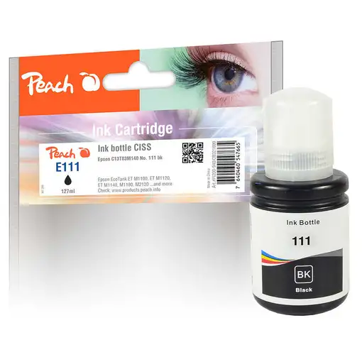 Peach PI200-940 cartucho de tinta 1 pieza(s) Compatible Negro
