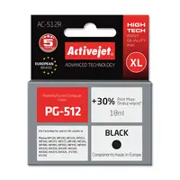 Activejet Tinta AC-512R (sustituye a la Canon PG-512; Premium; 18 ml; negra)